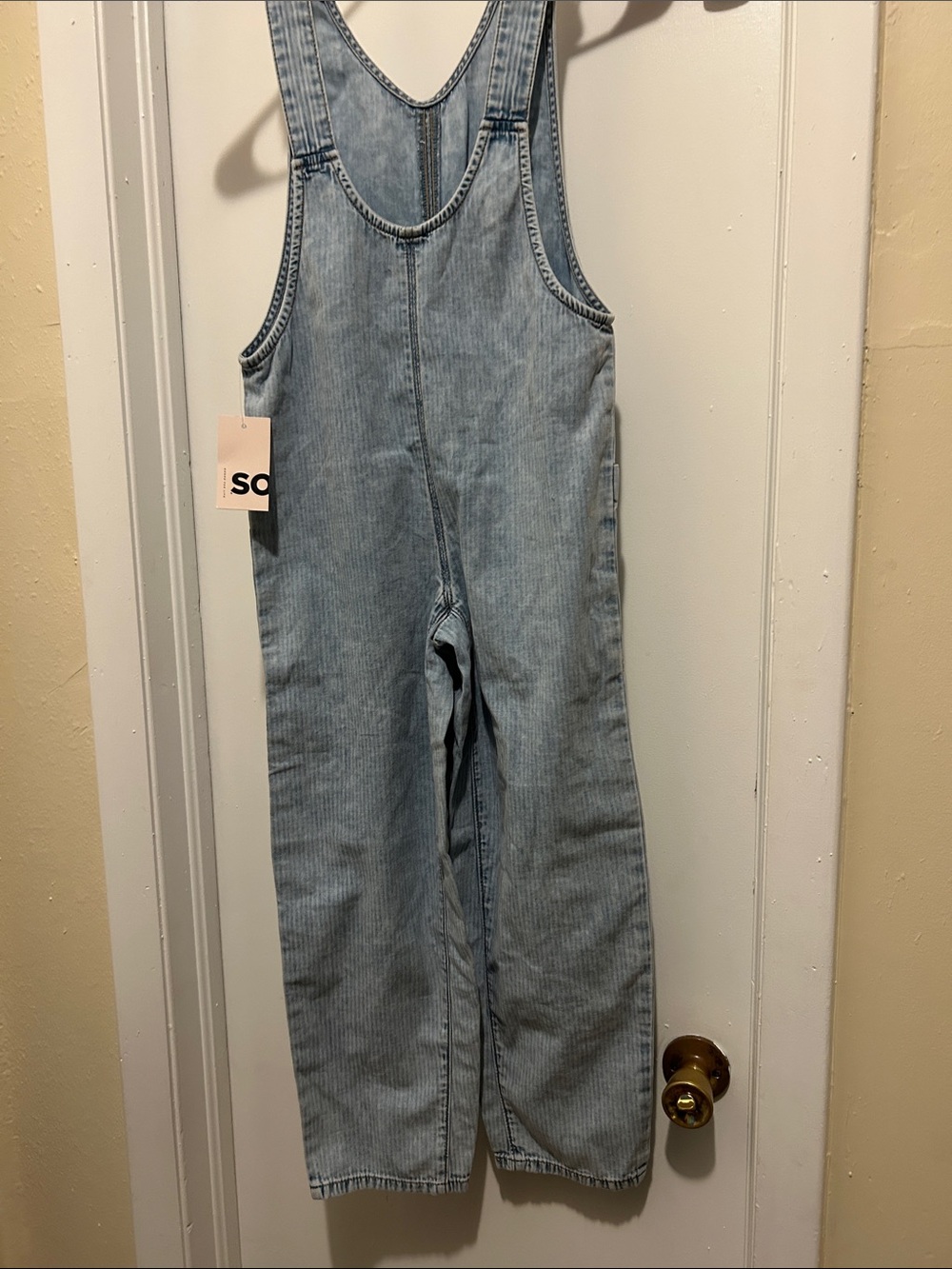 ASOS Light Blue Denim Kids Overalls - Pull-On Style